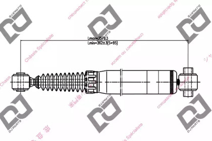 Амортизатор DJ PARTS DS1381GT